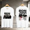 Bon Jovi Forever Tour 2026 Merch T-Shirt Baumwolle Unisex Unisexs Unisexs T-Shirt Sommer Vintage Y2k Fans Lässig Streetwear Kleidung