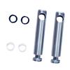 2Pcs Jack Oil Pump Plunger, Metal Universal Sturdy Cylinder Piston Plunger Parts Vertical 20 Ton Jack Accessories