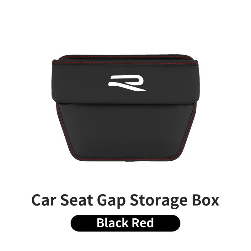 Car Trapezoidal Seat Gap Organizer HH645 PU Leather Storage Box Auto Accessories For VW R Scirocco Jetta Beetle Golf GTI Polo Tiguan