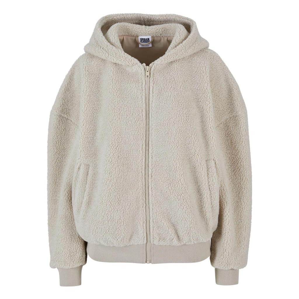 Urban Classics Womens/Ladies Sherpa Oversized Full Zip Hoodie