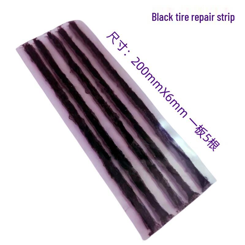 Car Tubeless Tire Repair Strips чёрный