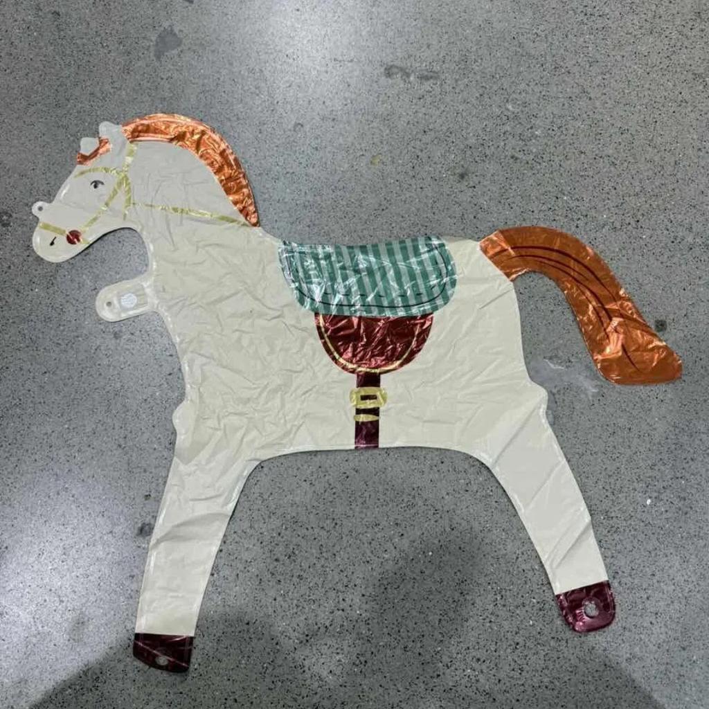 1Pcs Pet Pony Birthday Farm Party Theme Balloons Horse Birthday Party Decor Aluminum Film Ballons Baby Shower Photo Props