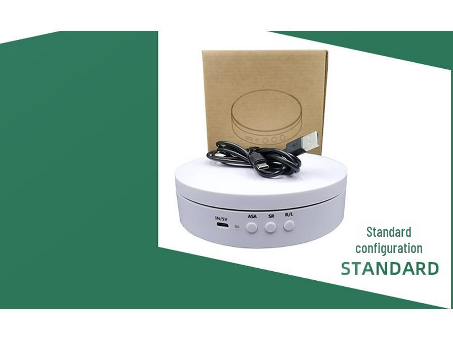 Adjustable Smart Electric Display Turntable for Live Streaming and Shooting