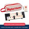 Israeli Mahjong Digital Mahjong Cards Table Game Toys Classic Strategic Board Game for 2-4 Players Portable Travel Version