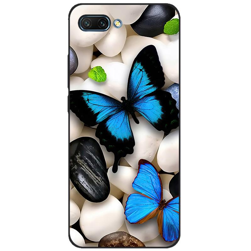 For honor 10 case soft silicon tpu back phone cover for huawei honor 10 Case Etui protective printing coque black tpu case