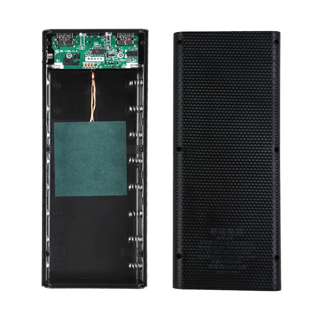 Detachable 5W 10W 22.5W QC3.0 LCD 8x21700 Battery for Case Power Bank for Shell