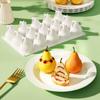 Heat-Resistant 3D Pear Silicone Mold 15 Cavity French Dessert Molds  Pastry