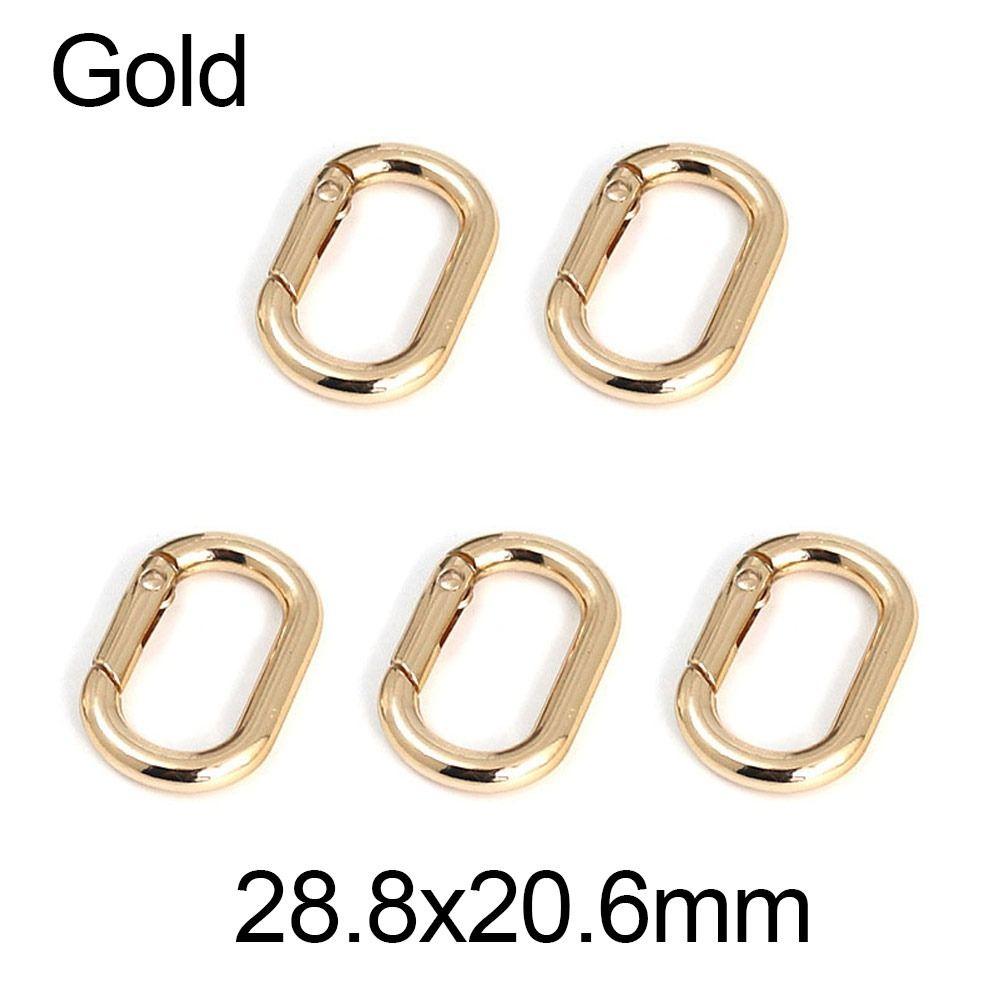 Camping Hiking Accessories Spring Oval Rings Outdoor Carabiner Handbags Clips Bag Belt Buckles