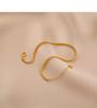 Pure 18k Real Gold Bracelets Women Trendy Au750 Adjustable Heart Pendant Jewelry Solid Gold Bracelet for Women