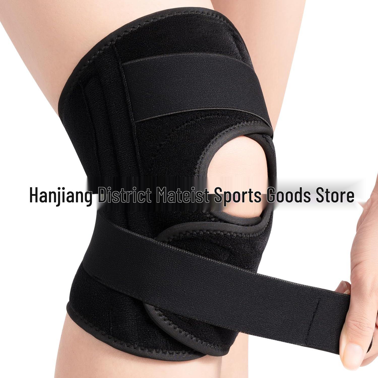 Premium Sports Knee Pads for Fitness and Running - Protective Patella Knee Support. Extra Extra Large чёрный
