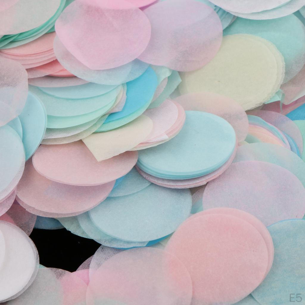 30 Confetti Round Tissue