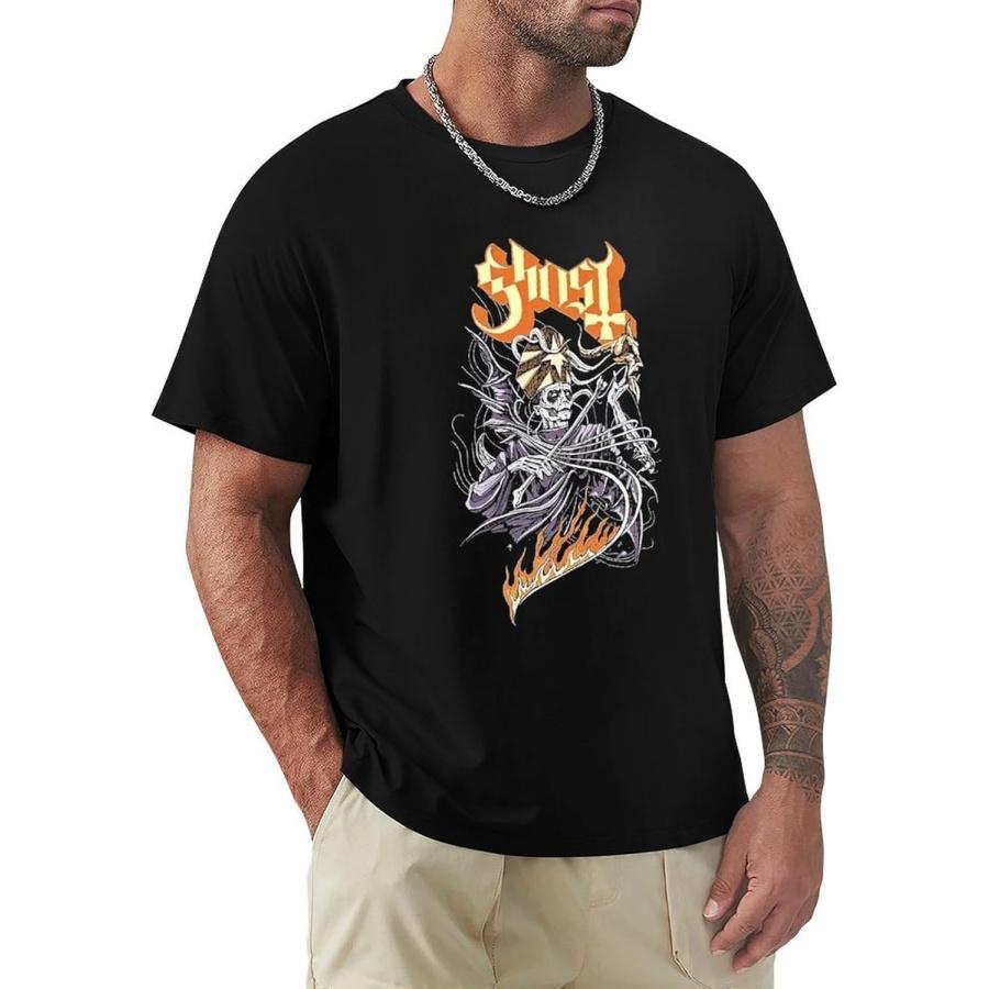 

Corlrjxpd Ghost Meliora Men s Short Sleeve T-Shirt Crewneck Tee Shirts Casual Tops for Workout Athletic Tops(2) XXXXXL