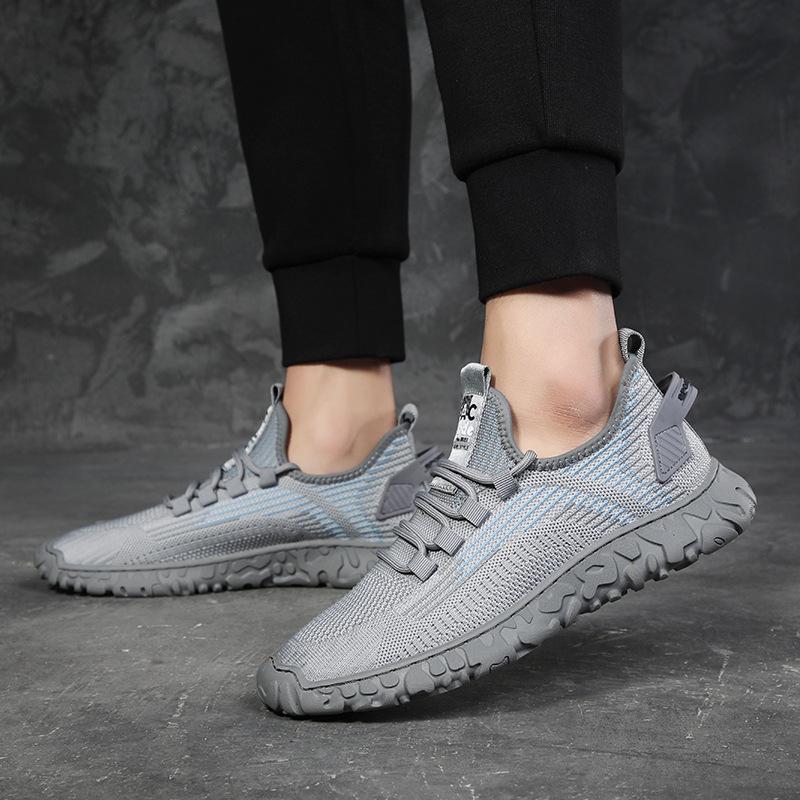 [49 yuan 1 piece] Mesh shoes men's summer sports shoes men's casual running shoes soft-soled flying weaving will not be returned or exchanged.