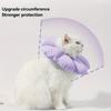 Waterproof Pet Neck Cone Adjustable Wound Recovery Sleeve Cat Neck Protective Circle  Cat
