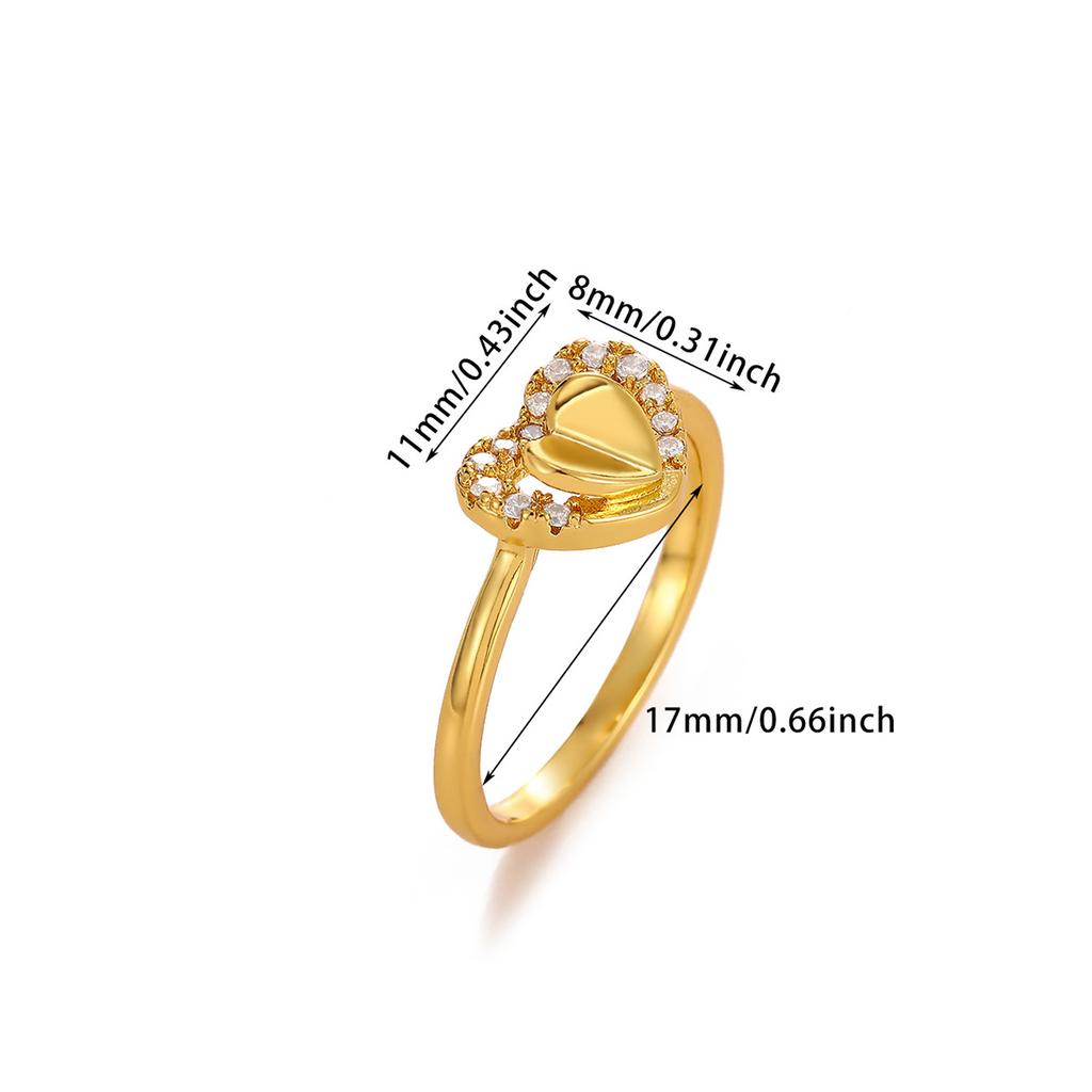 Vintage Gold Color 2026 Rings For Women Symmetric Geometry Anillos Cute Heart Butterfly Bow Ring Punk Jewelry Gifts Waterproof