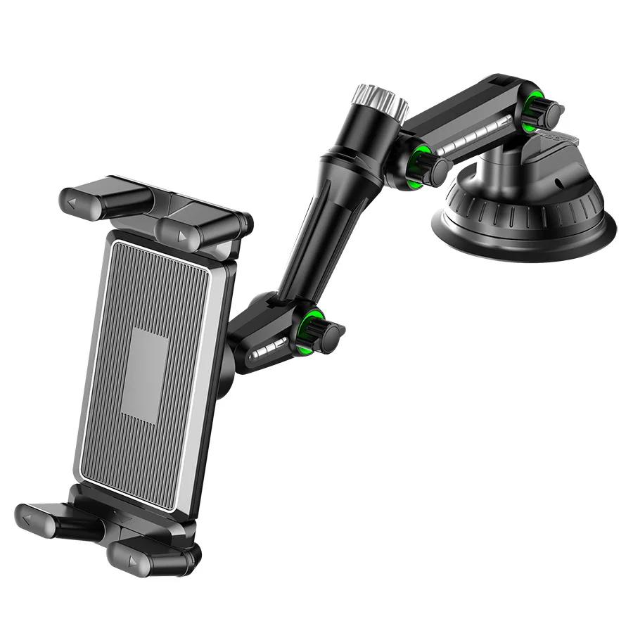 Soporte para tableta de coche con brazo largo y ventosa para iPad Pro Air de 4 a 13 pulgadas, tableta Xiaomi, SUV, camión, vehículo, elevador, parabrisas y ventana.
