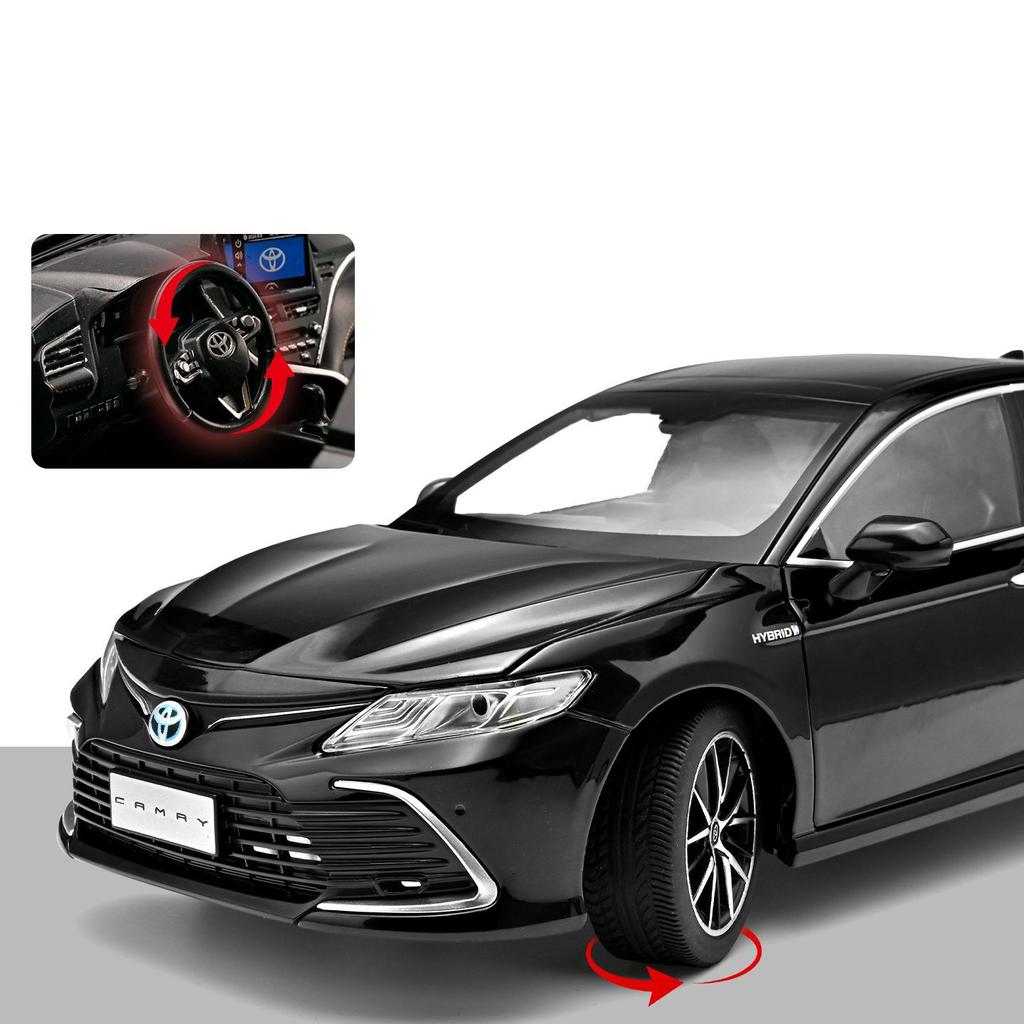 1/18 TOYOTA Camry 2023 Coupe Alloy Car Model Diecast Metal Vehicles Car Model Simulation Collection Children Toy Gift Decoration