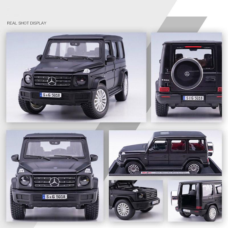 Maisto 1:24 Mercedes-Benz G-Class G500 SUV Alloy Scale Car Model Diecast Metal Miniature Model Car Collection Children Toy Car