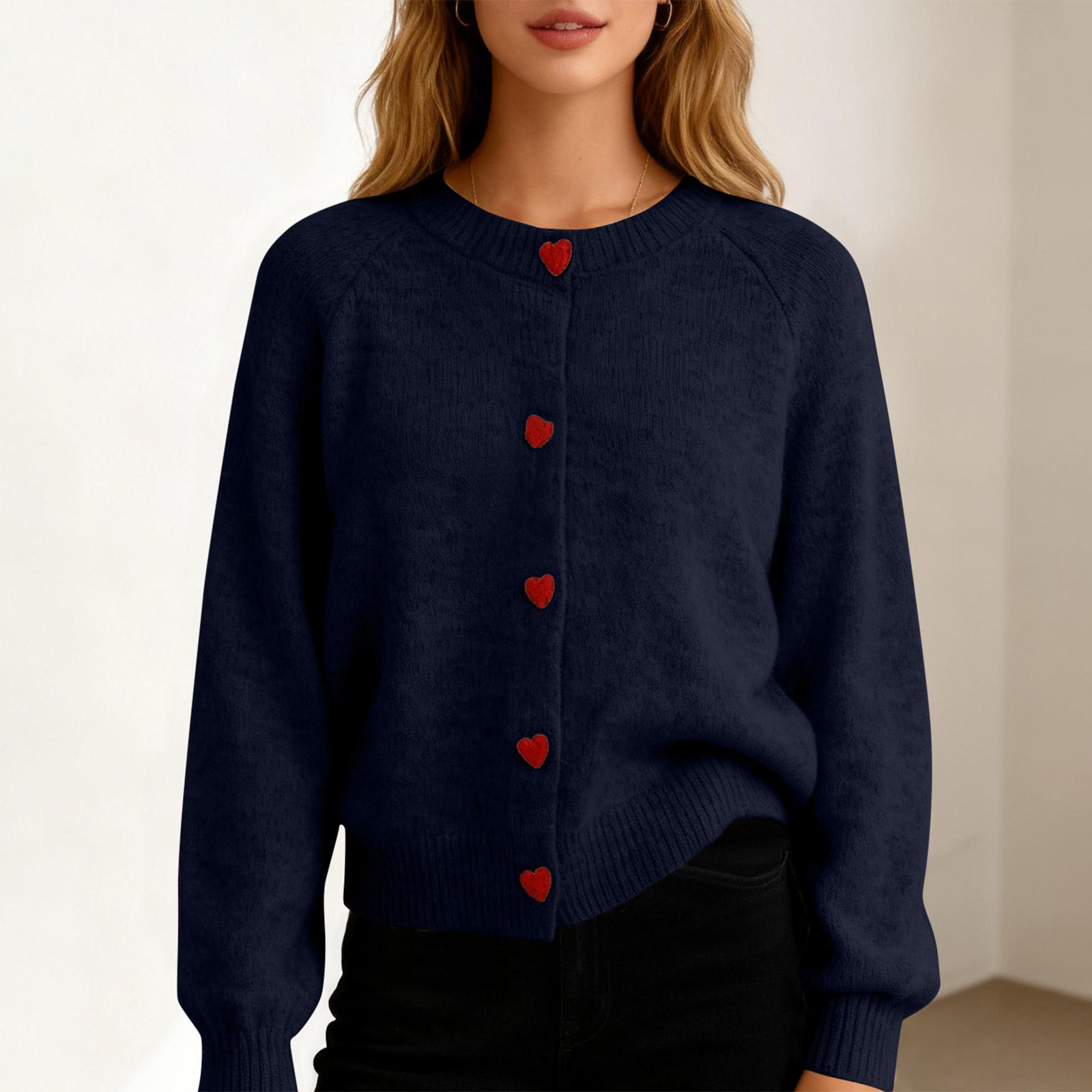 

Womens Casual Long Sleeve Sweatshirt One Size тёмно-синий