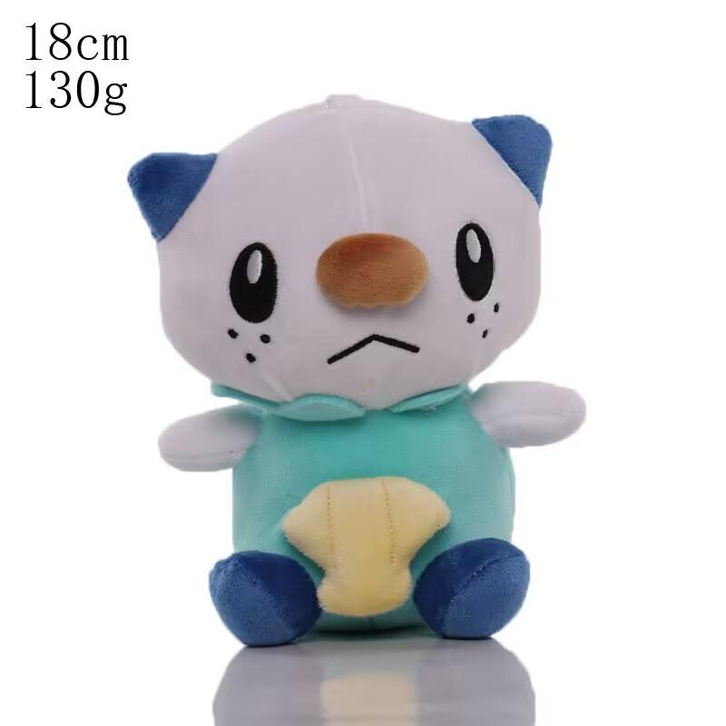 Pikachu Chikorita Bulbasaur Plush Charizard Blastoise Jirachi Totodile Toy Gengar Oshawott Spheal Stuffed Doll Xmas Gift