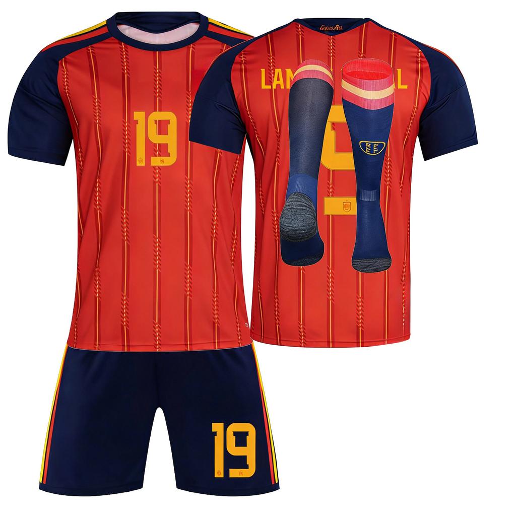 2526 Away Jerseys Sports Team Uniform Set Football Training Suit Set