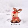 Santa Mini Christmas Claus Snowman Micro Landscape Miniatures Ornament Figurines