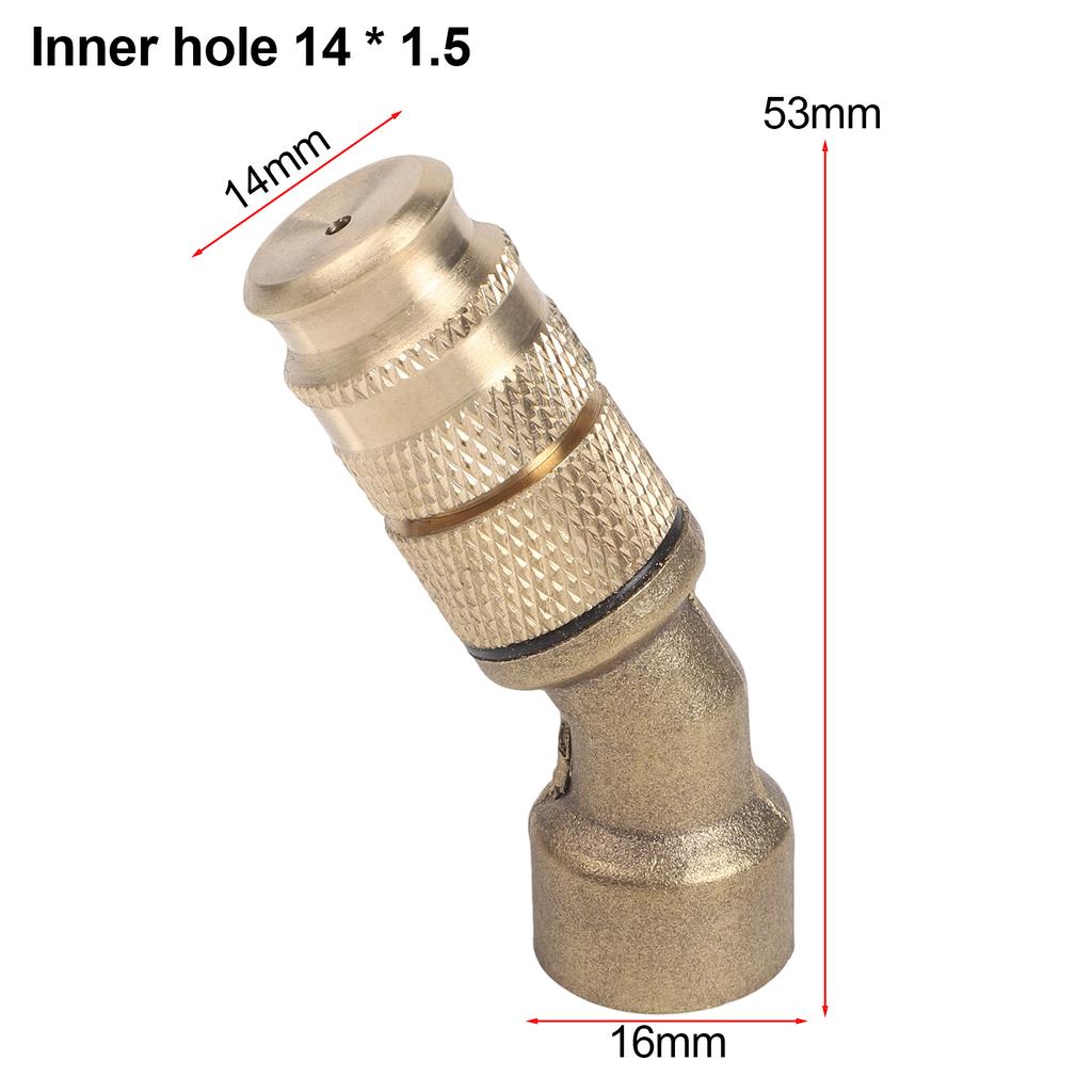 Agricultural Sprayer Adjustable Copper Nozzle High Pressure Atomizing