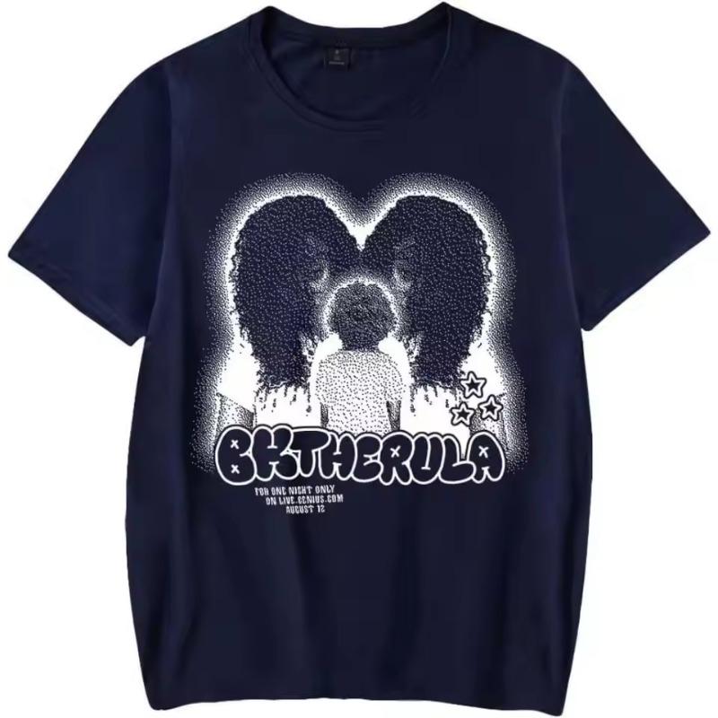 Short Sleeve T-shirt Unisex Fashion Crew Neck Top Summer Casual Men s 100% Cotton Trendy Plus Size T-shirt 4XL темно-синий