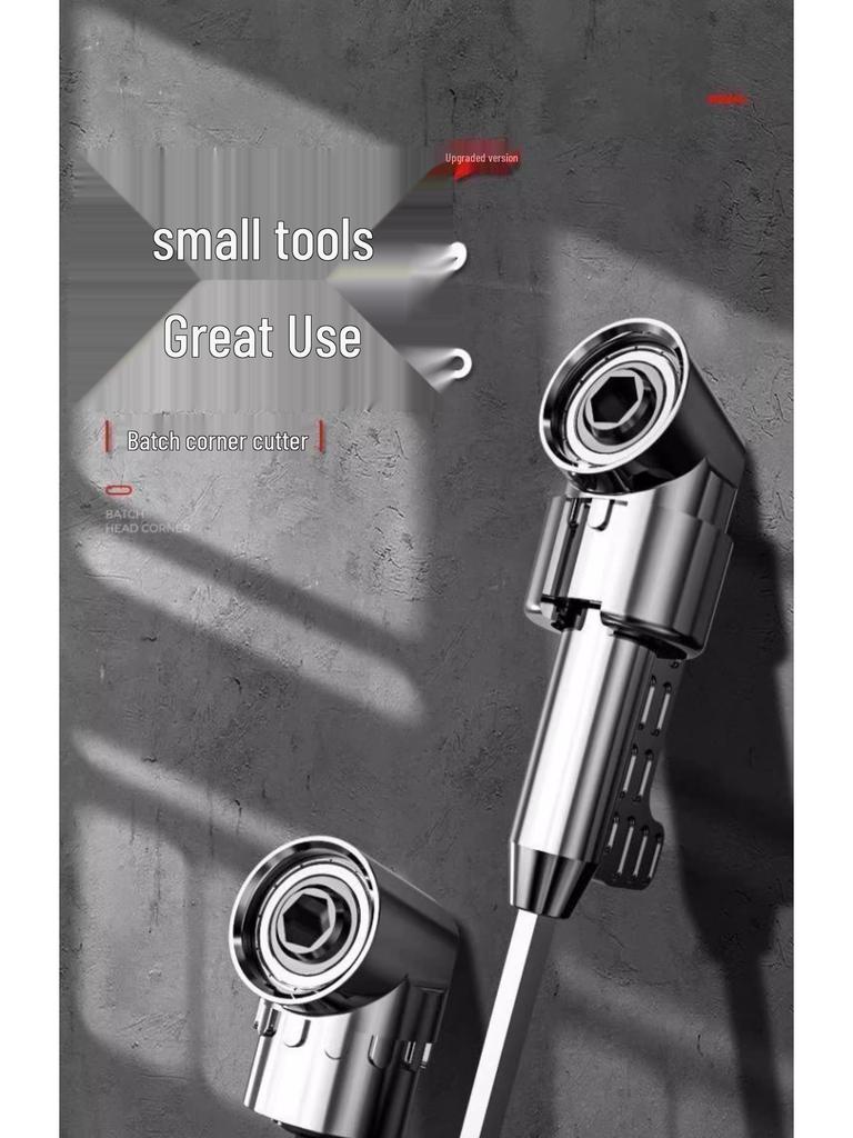 105-Grad Universal-Schraubendreherkopf mit Verlängerungsstange für enge Ecken