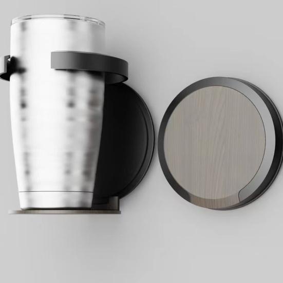 Wall Mounted Cup Holder Space Saving Organizer Foldable Design Portable Bottle Storage Rack Dormitory Cup Organizer