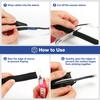 JOTO Cable Storage 8M DIY PET Use Black Sleeve, Approx. Length, 1.3cm Diameter, Cuttable, Material, Home/Office -