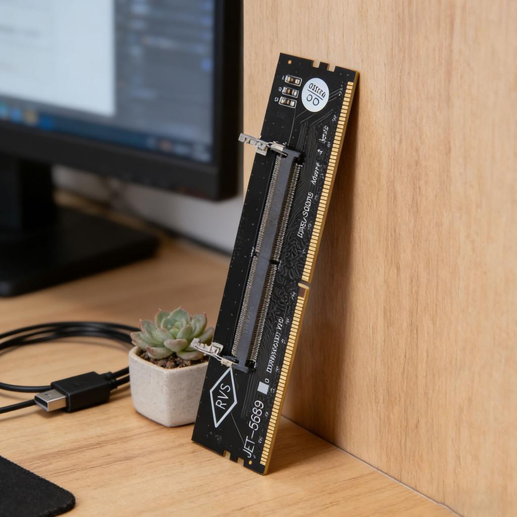 DDR5 Laptop To Desktop Memory RAM Connector 1.1V Memory Connector Converter Adaptor for PC Computer DIY Accessory