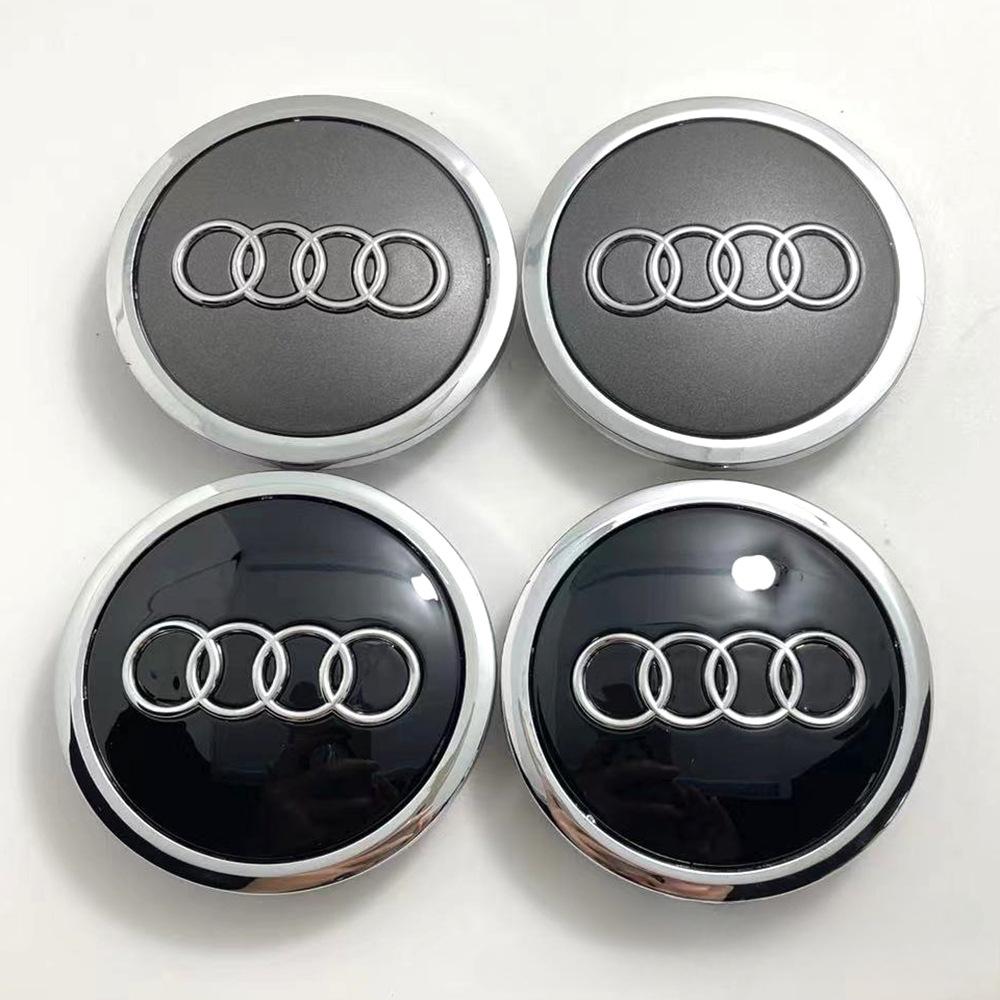60/61/68/69/77MM 4pcs Car Wheel Center Hup Cap Cover for AUDI A4 A6L A7 A8 A3 A5 A6 S3 S4 Q3 Q5 Q5L Q7 Modification