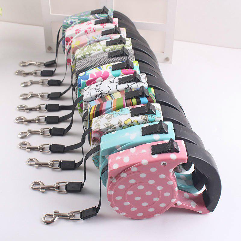 Buy Colorful Retractable Dog Leash Extending Puppy Walking Leads Pet ...