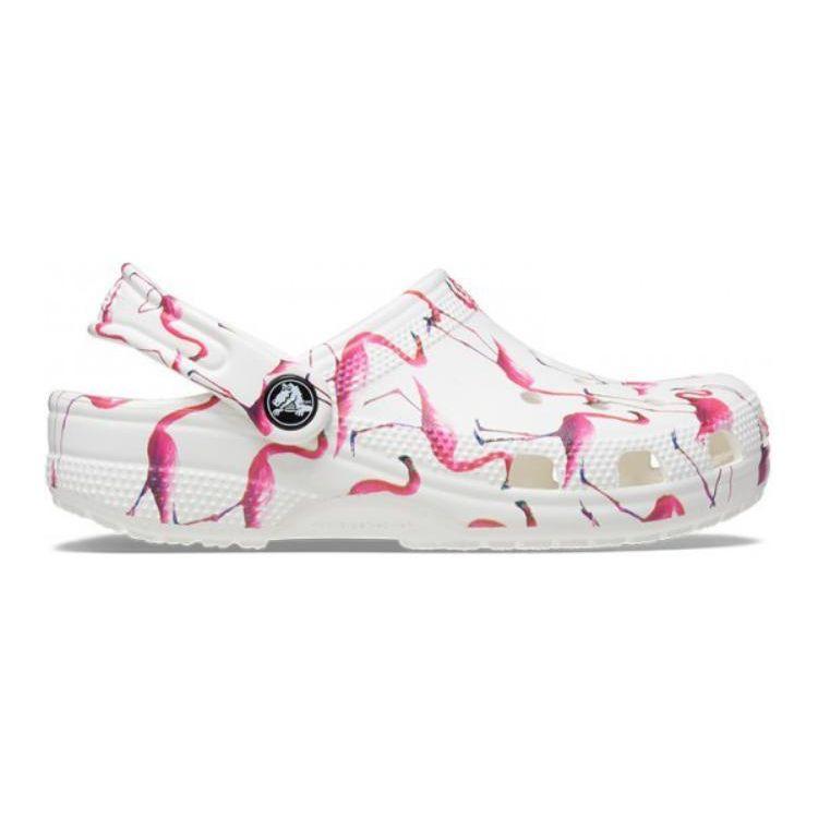 Crocs Non-Slip Durable Kids Sandals Kids Sandals White Pink 207826-1CW