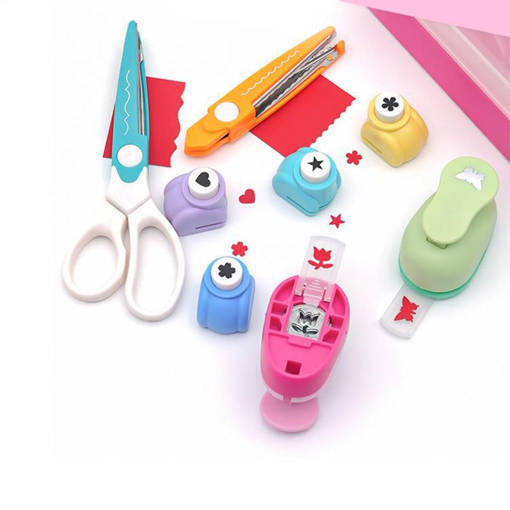 Hole Punch Crafts Manual Paper Puncher Kids Crafting Toy Crafting Lovers Student Stationery Fine Motor Skills Puncher Toy