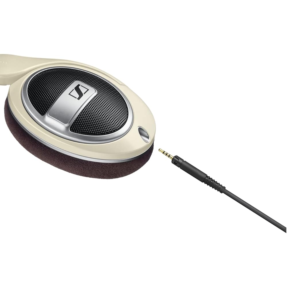 Sennheiser HD 599 Wired Open-Back Headphones, Ivory (Domestic Genuine Product)
