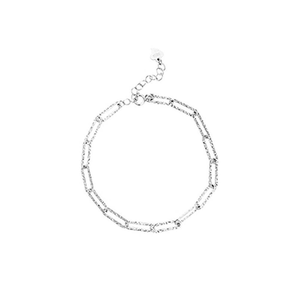 

925 Silver Sparkling Bracelet Women Delicate Minimalist Luxury Simple Elegant Fashion Jewelry