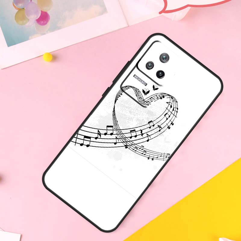 Music Note Symbol Piano Case For Xiaomi 13 14 Ultra 12 Lite 11T 12T 13T Pro POCO M6 Pro X6 X5 X3 F3 F5 M5s Cover