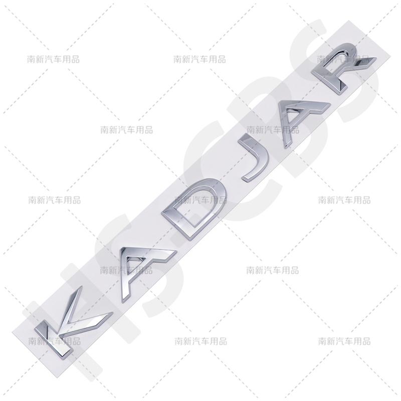 3D ABS KADJAR Buchstaben Wort Emblem Abzeichen Aufkleber Heckklappe Aufkleber Karosserie Heckklappe Logo Auto Styling Zubehör