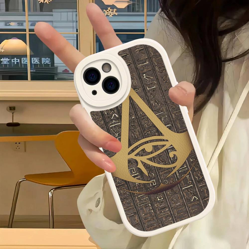

Чехол для игрового телефона A-Assassin S -Creed для iPhone 16 15 14 13 12 11 Pro Max Plus Кожаная обложка iPhone 14 pro