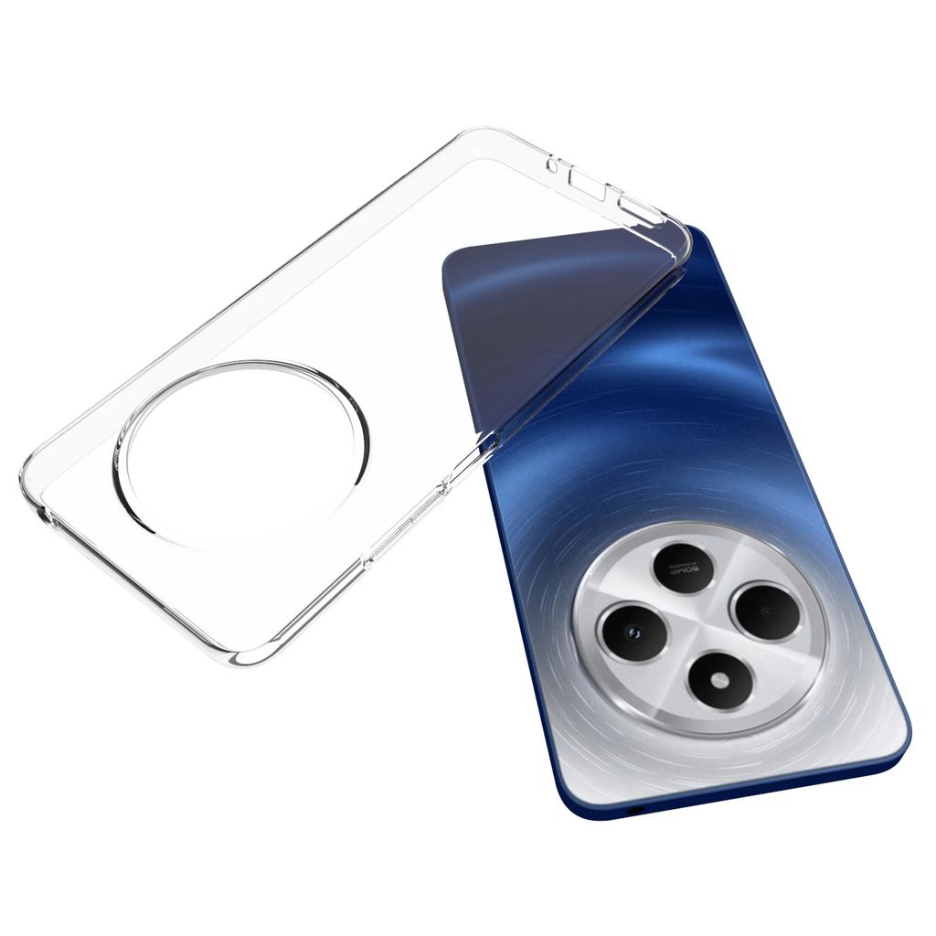 10Pcs/Pack For Xiaomi Poco C75 4G/Redmi 14R 5G/14C 4G Clear Case Watermark-Free TPU Protective Cover