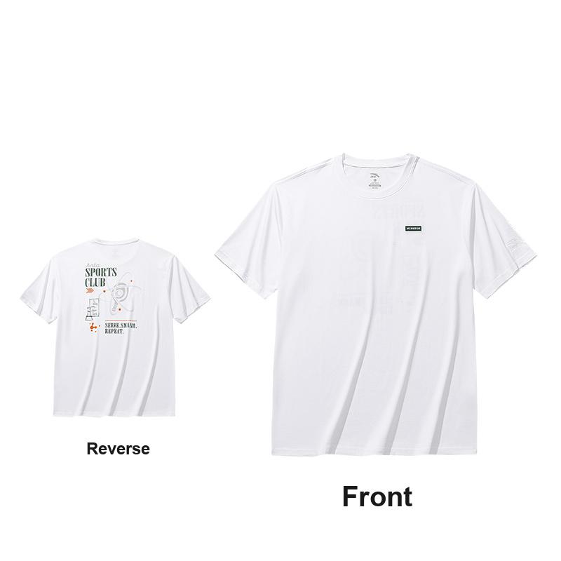 Anta Breathable Quick-Dry Thin Short Sleeve T-Shirt Men Tops 152638121-5