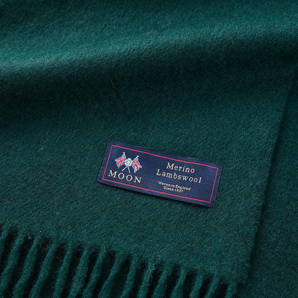 Abeulahammun Merino Wool Scarf 25Cm - Royal Green