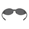 Oakley Striped Print Decorative Design Injection Molded Irregular Sunglasses Unisex Couple Black