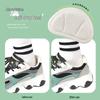 Anti-Abrasion Heel Sticker: Invisible, Cuttable, Soft White for Sports Shoes & High Heels