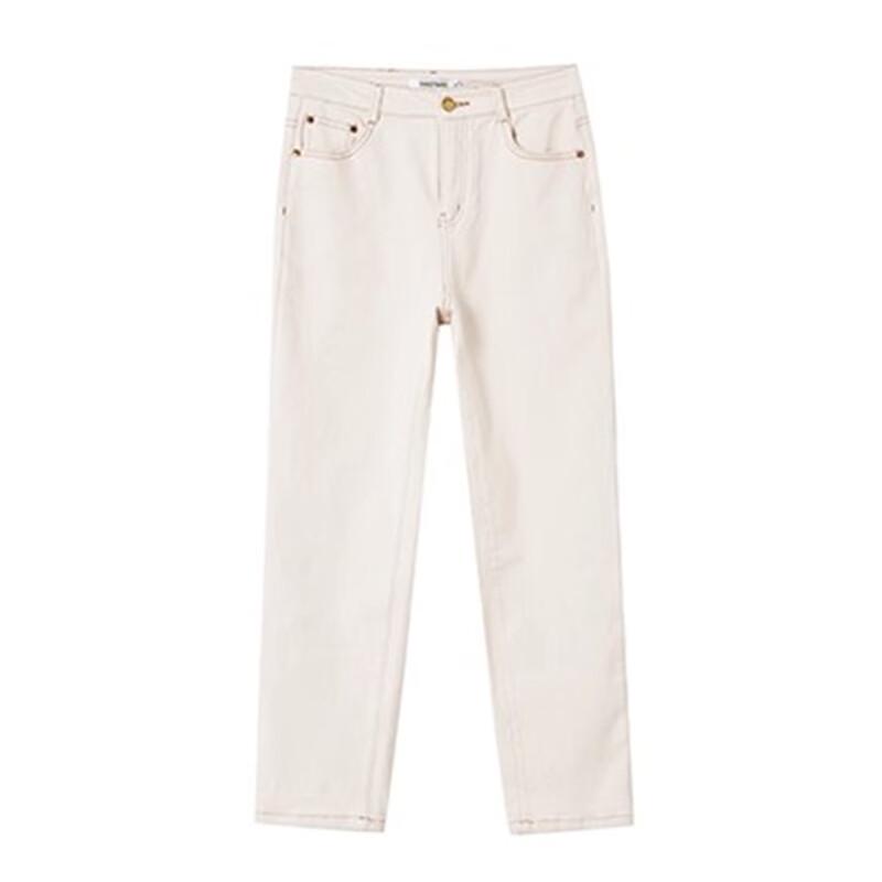 Sweet Basil Women's Straight-Leg Long Jeans
