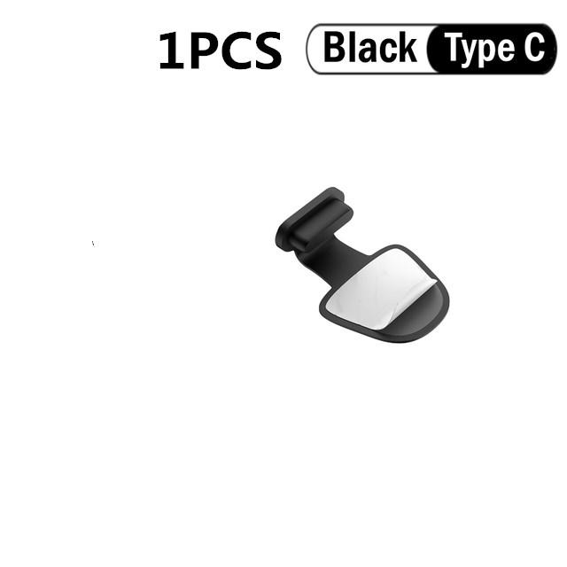 Xiaomi 6/1PCS Silicone Dustplugs Cover Anti-Lost Cap USB Type-C Port Protector Charging Port Anti-Dust Dirt Plug for iPhone Samsung