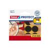 Tesa Felt Pads 22Mm Brown 12Pcs.