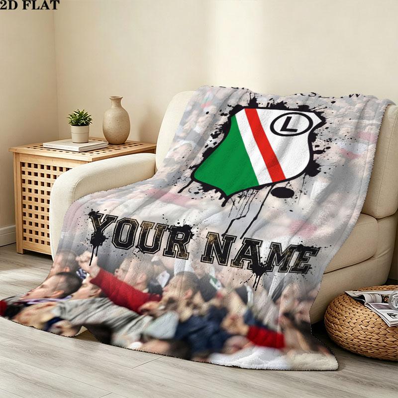Custom Legia Warsaw Blanket, High quality Comfortable for All Seasons, Home Decor, Warmth and Comfort